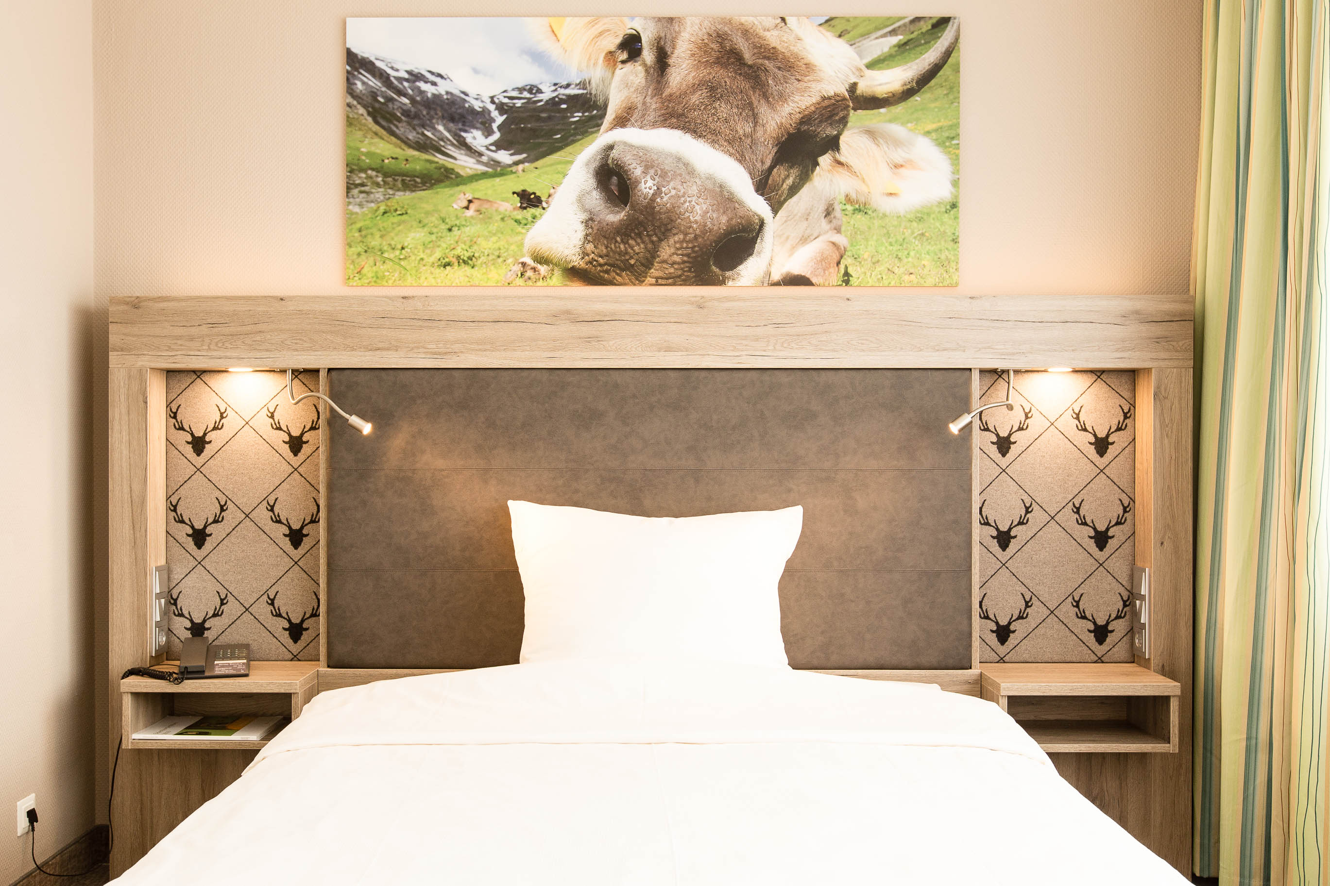 Premium-Zimmer mit Kuh