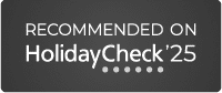 Recommed on Holidaycheck 2025