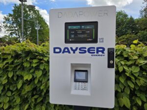 E-Ladesäule, Display mit Anzeige